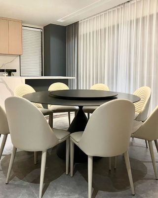 comprare Piatto creativo della roccia	Mobilia dell'albergo di lusso che gira le sedie della tavola rotonda online manufacture