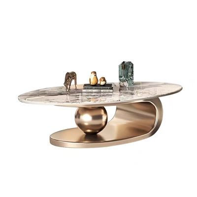 comprare Scavi fuori il tavolino da salotto di marmo del salone di acciaio inossidabile del tavolino da salotto online manufacture
