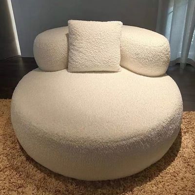 comprare Vello rotondo di Sofa Bedroom Hotel Modern Lamb del Banquette del salone intorno al sofà di Seat online manufacture