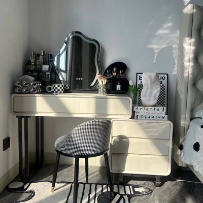 Buon prezzo Tabella moderna di vanità di trucco del Governo del silos di immagazzinamento della Tabella di condimento dell'hotel in linea