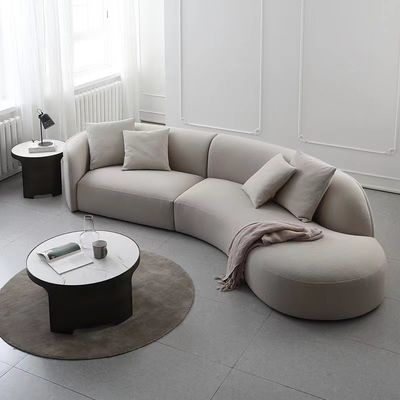 comprare Sofà sezionale modulare curvo di lusso della luna di ricezione della mobilia dell'ingresso dell'hotel online manufacture