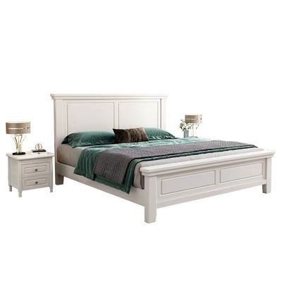 comprare Re su ordinazione Size Beds dell'hotel della mobilia moderna blu bianca della camera da letto online manufacture