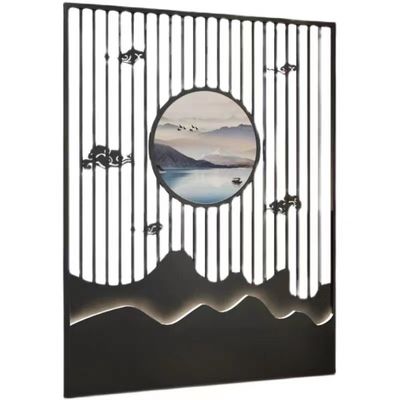 comprare La mobilia dell'hotel di acciaio inossidabile dello schermo ha glassato la divisione decorativa della stanza online manufacture