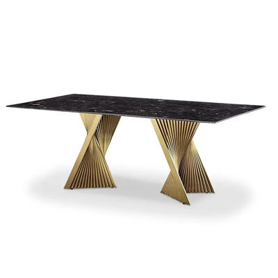 comprare Tavolo da pranzo moderno di Art Natural Marble Metal Base dell'hotel della mobilia premio del ristorante online manufacture