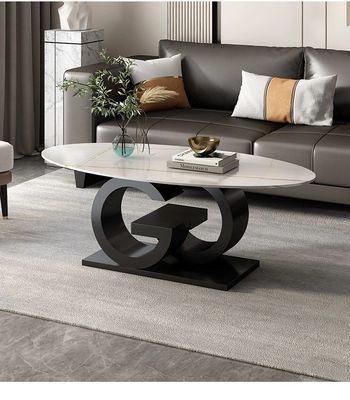 comprare Tavolo da caffè in marmo ovale creativo italiano minimalista online manufacture