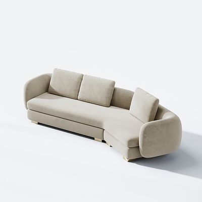 comprare Modern 3 4 5 Star Hotel Arredamento della hall 4 posti Recepzione Divano curvo Set online manufacture
