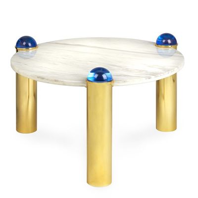 comprare Art Postmodern Marmo Top Tavolo rotondo Tavolo da caffè Hotel Tavolo da tè in acciaio inox online manufacture
