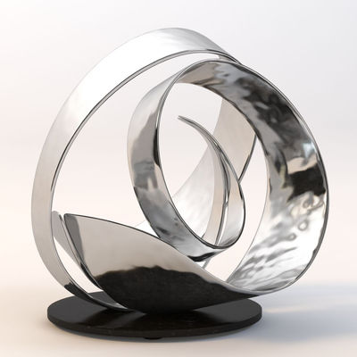 comprare Acciaio inossidabile Acqua ondulata Scultura d'arte Hotel Design mobili per aree ricreative online manufacture