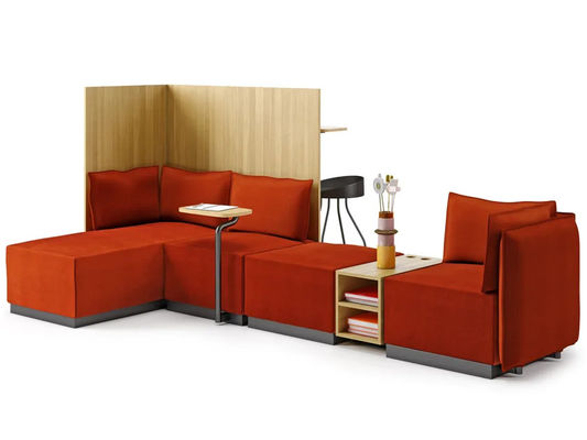 comprare Divano in tessuto sezionale con scaffaletto per riviste integrato online manufacture