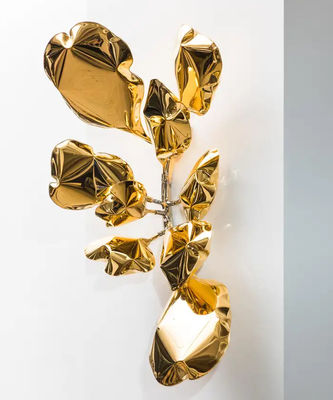 comprare Decorazione murale a specchi d'oro estetica Hotel Lobby Suite Arredamento per interni con accento online manufacture