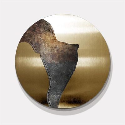 comprare Decorazione murale in rame antico spazzolato pezzo d'arte per l'ingresso della hall dell'hotel vista terrazza online manufacture