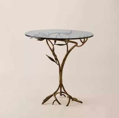 comprare Luxury Ironwork Frame Chiaro Temperato Top Class Hotel Tavolo da caffè online manufacture