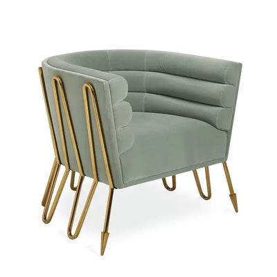 comprare Moderno stile nordico Star Hotel poltrona di velluto per lounge area di ricezione online manufacture