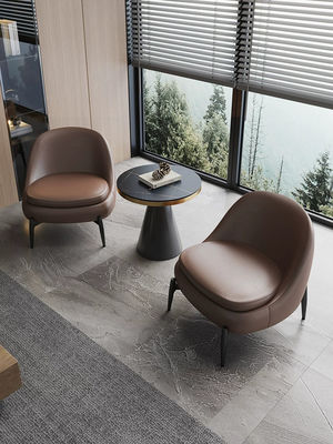 comprare Hotel 5 stelle in stile minimalista Divano in pelle autentica Setta di tavolo e sedia online manufacture