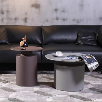 comprare Hotel a cinque stelle, in acciaio al carbonio moderno, tavolo d'angolo, tavolo rotondo, camera d'ospite, tavolo a letto. online manufacture