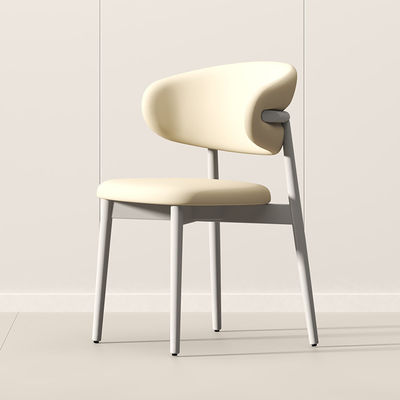 Buon prezzo Alberghi di lusso leggeri Arredamenti di ristoranti di acciaio inossidabile Armrest di cuoio Sedile da pranzo in linea
