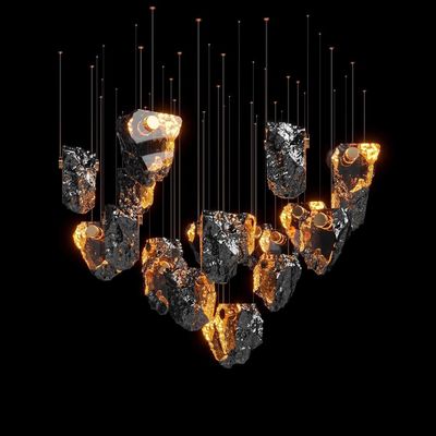 Buon prezzo Crystal Volcanic Rocks Gran candelabro Commercial Space Hall Villa residenziale in linea