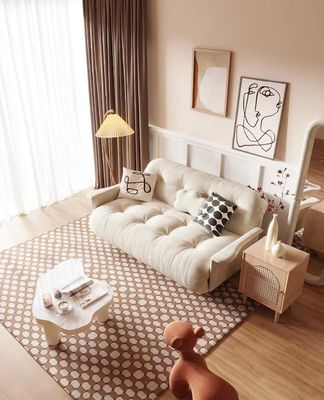 Tessuto comodo Sofa Bed Hotel Living Room su ordinazione Sofa Bed