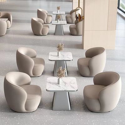 Il tavolino da salotto di lusso di 4 Seater mette il tessuto su misura della stanza dell'ingresso dell'hotel