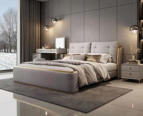 Re su ordinazione Size Bed della camera di albergo dell'insieme di camera da letto dell'albergo di lusso