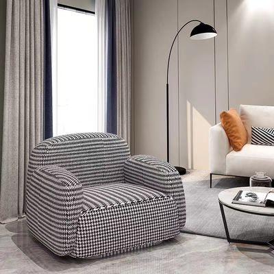 Sofà di legno di Sofa Single Light Luxury Solid della camera di albergo moderna della grata