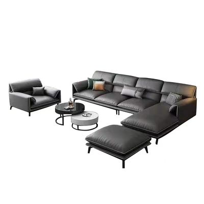 Angolo nordico di lusso Sofa Hotel Home Modern del panno a forma di L