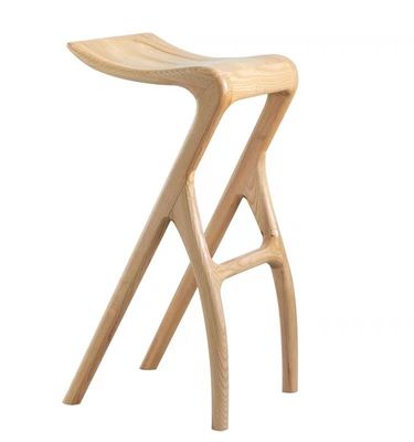 Panchetto di legno solido dell'hotel del tavolino da salotto della sedia moderna del caffè alto