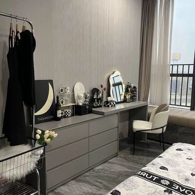 Tabella di condimento di lusso della Tabella moderna di trucco del piatto della roccia con la camera da letto dell'hotel dei cassetti