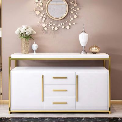 Personalizzazione di marmo moderna della pittura di acciaio inossidabile del Governo della credenza