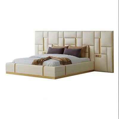 Stanza di residence del letto di dimensione di Bentley Luxury Leather Cowhide King grande