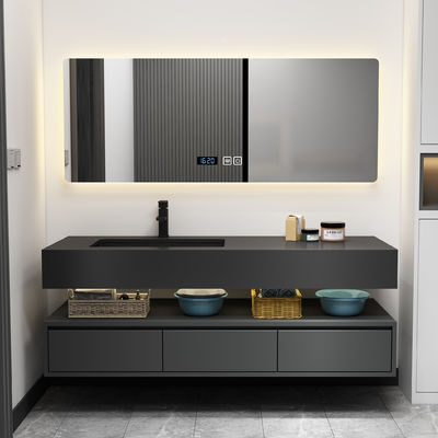 Lavabo integrato piatto di lusso della toilette dell'hotel del Governo di bagno della roccia