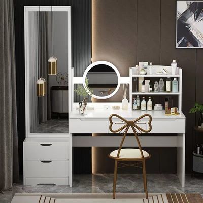 Tabella di vanità di trucco dell'hotel della Tabella di condimento della camera da letto dello specchio