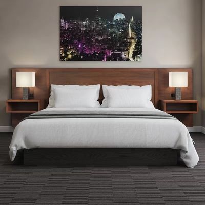 Moderno personalizzi le serie di camera matrimoniale contemporanee della mobilia della camera da letto dell'hotel