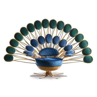 Sofà della singola luce di Sofa Chair Classical Contemporary Luxury del pavone singolo