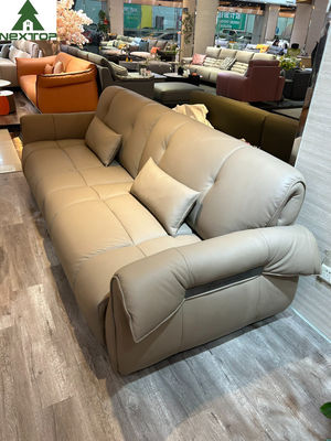 Combinazione verde di cuoio Sofa High Density per il salone