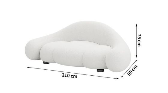 Buon prezzo Sofà curvo creativo di Sofa Luxury Modern Reception Guest del salone in linea