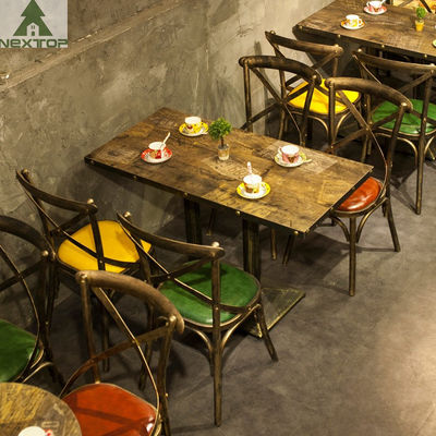 Grande retro negozio di Sofa Set Economic Industrial Hotel Antivari della sedia del ristorante del caffè del metallo