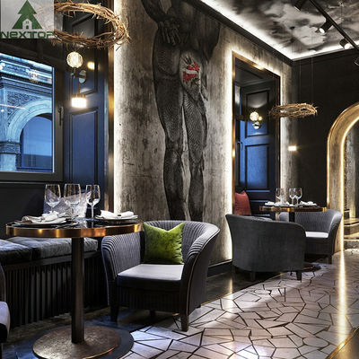 Buon prezzo Tessuto Sofa Card Seat della Tabella delle bevande di svago del metallo di combinazione delle sedie della Tabella del pub di personalizzazione in linea