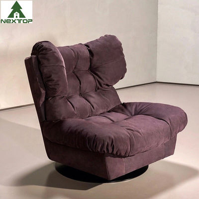 Svago girante creativo Sofa Chair Lounger del singolo salone di lusso della sedia della luce dell'OEM
