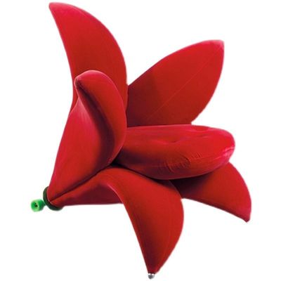 Sedia di svago di forma del fiore di modo per la camera da letto della villa del salone