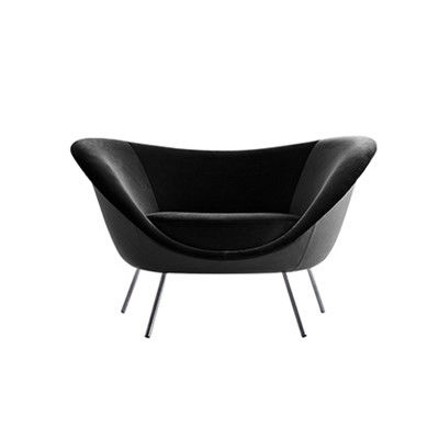 Singolo salotto Sofa Chair del velluto dell'hotel della mobilia moderna minimalista dell'ingresso