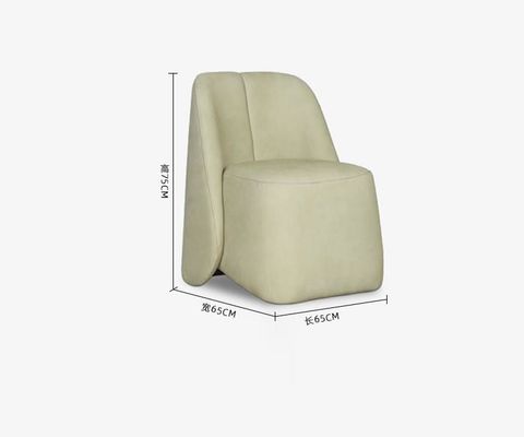 Velluto cinque stelle minimalista singolo Sofa Chair pigro della mobilia dell'ingresso dell'hotel