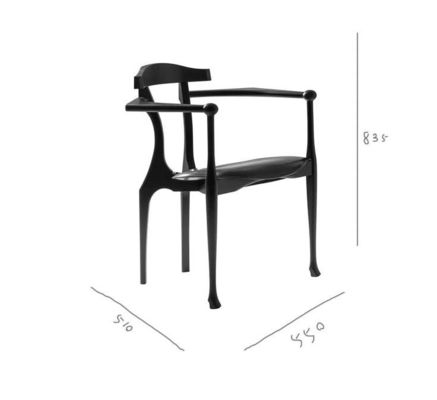 Legno solido di cuoio genuino di stile dell'hotel della mobilia minimalista italiana del ristorante che pranza sedia