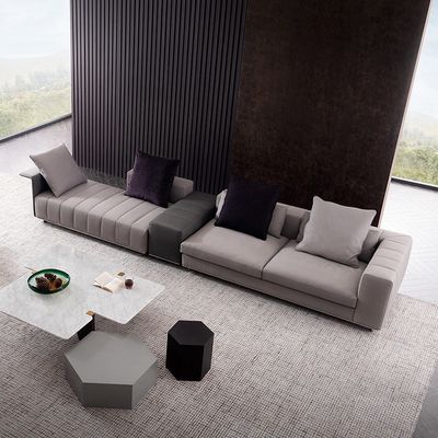 Mobilia Sofa Set Leather Fabric Straight modulare Sofa Living Room dell'ingresso dell'hotel dell'OEM