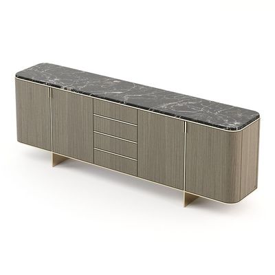 Cucine moderne Armadi in marmo Arredamento italiano in legno Armadi in scaffale