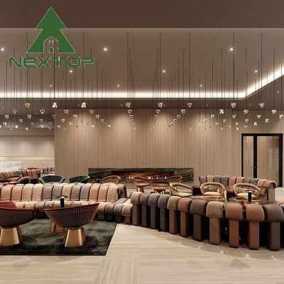 Divano a seggiolo curvo personalizzabile per l'ingresso dell'hotel e la Grand Villa in taglia personalizzata