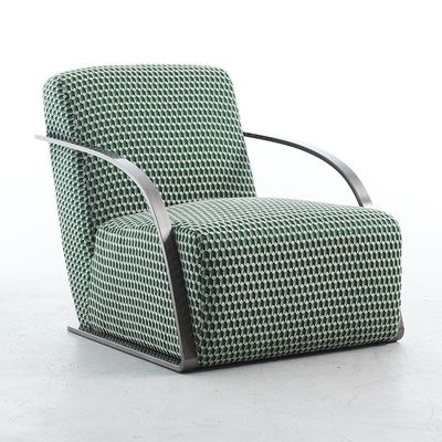Poltrona Italiana Simples Sofa Single Stoffa Ocio Poltrona a braccio tigre
