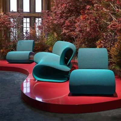Moderno creativo Hotel Lobby Arredamento Recepzione Terrazza Divano E Sedie Set