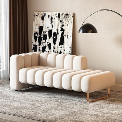Sospendente in tessuto di velluto moderno Scacchiere a fianco del letto Camera da letto Poltrona di caramelle Divano pigro