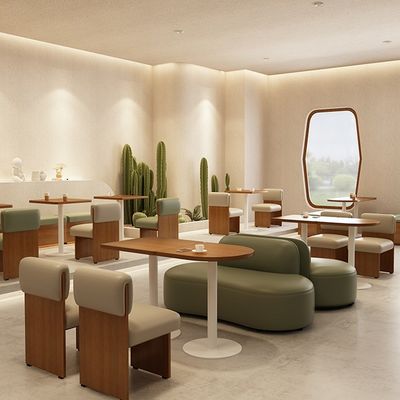 High End Besopke Divano per il tempo libero Tavolo da caffè Set di combinazione gratuito Colore verde beige